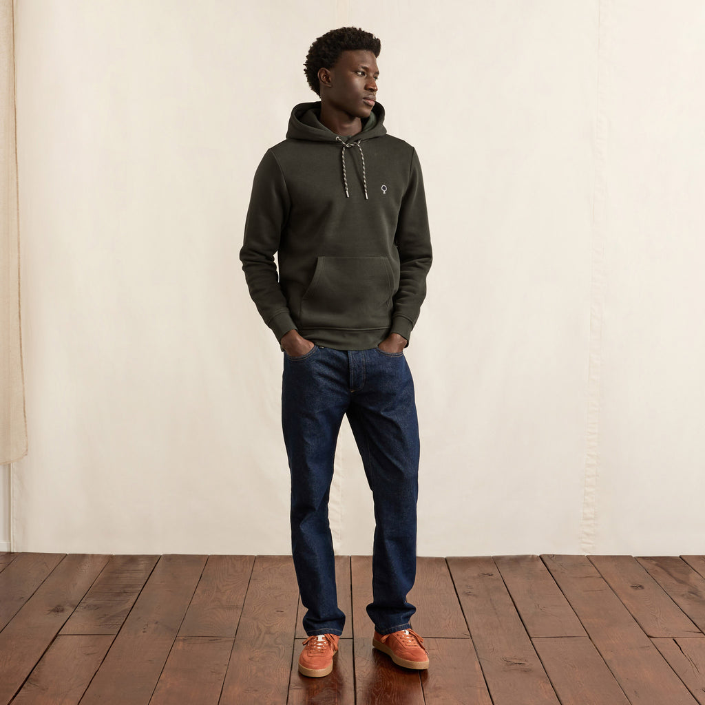 Dark green sweatshirt
