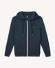 Navy blue recycled cotton & polyester sweatshirt - MESNIL model