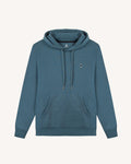 Blue hooded sweatshirt