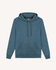 Blue hooded sweatshirt