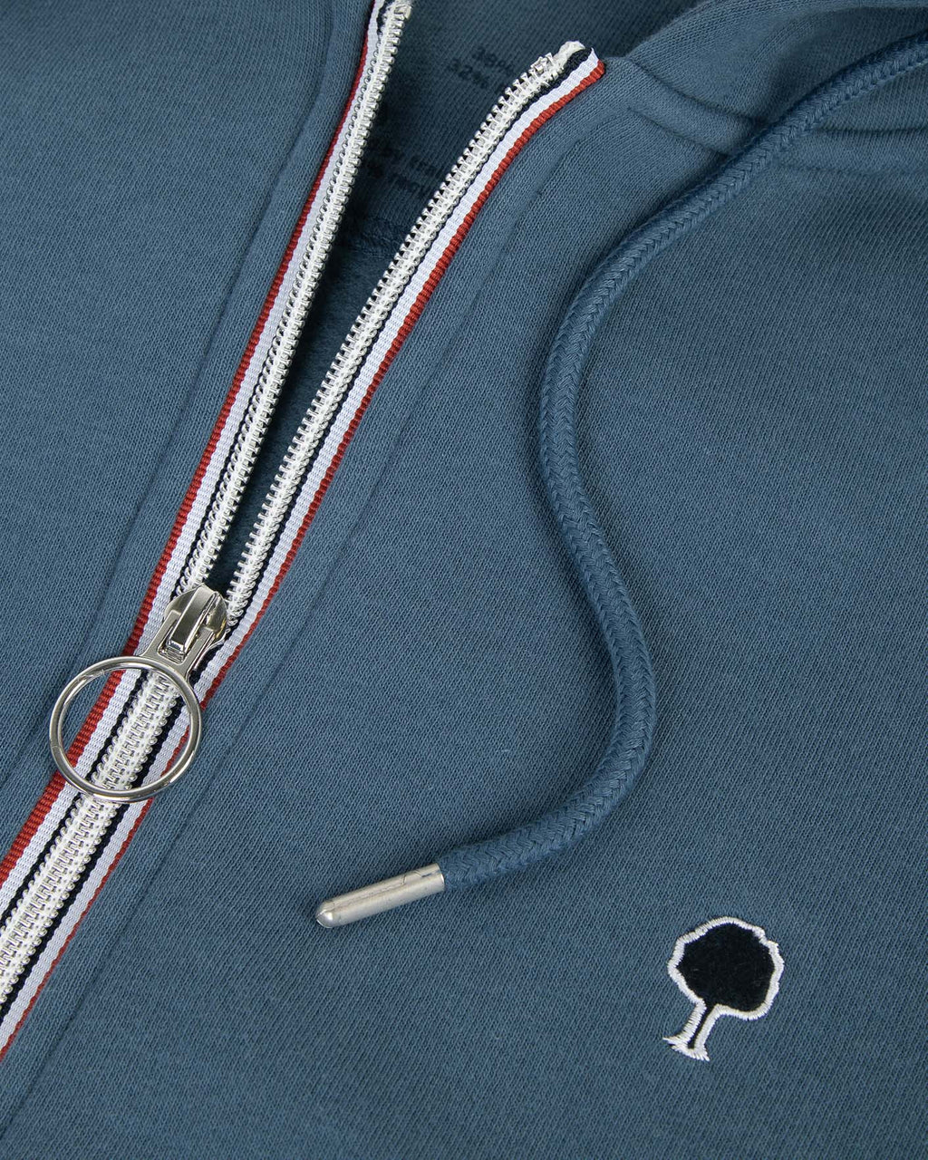 Blue sweatshirt recycled cotton & polyester - MESNIL model