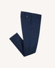 Navy blue trousers in organic cotton & recycled cotton - BRIX model