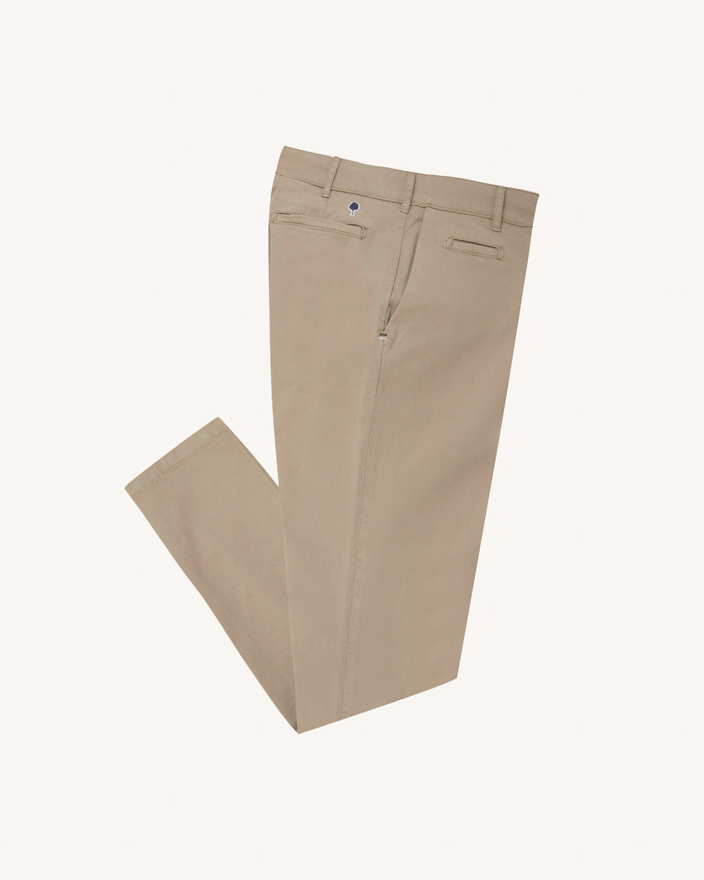 Light beige slim-fit chinos