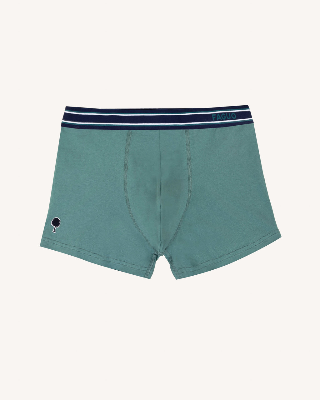 Boxer bleu marine & verts