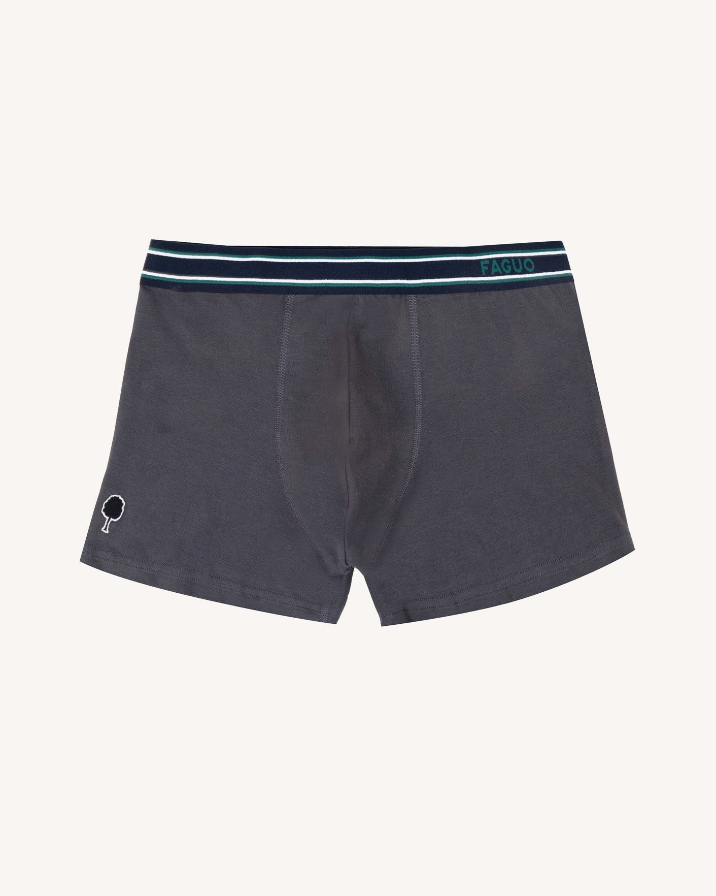 Boxer bleu marine & verts