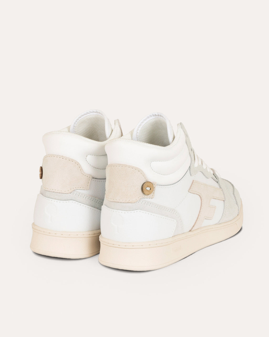 White & beige trainers