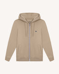 Light beige sweatshirt in recycled cotton & polyester - MESNIL model
