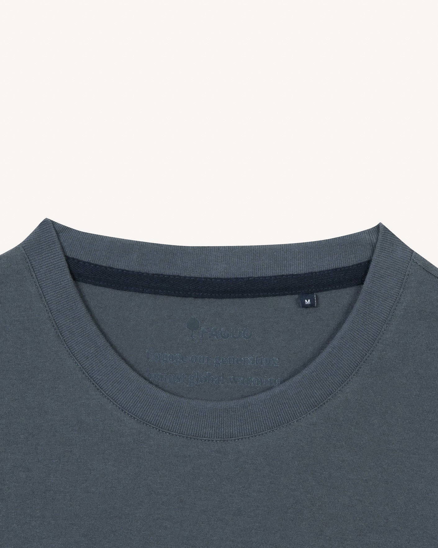 T-shirt marine coton & coton recycle - modele ARCY