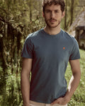 T-shirt marine coton & coton recycle - modele ARCY