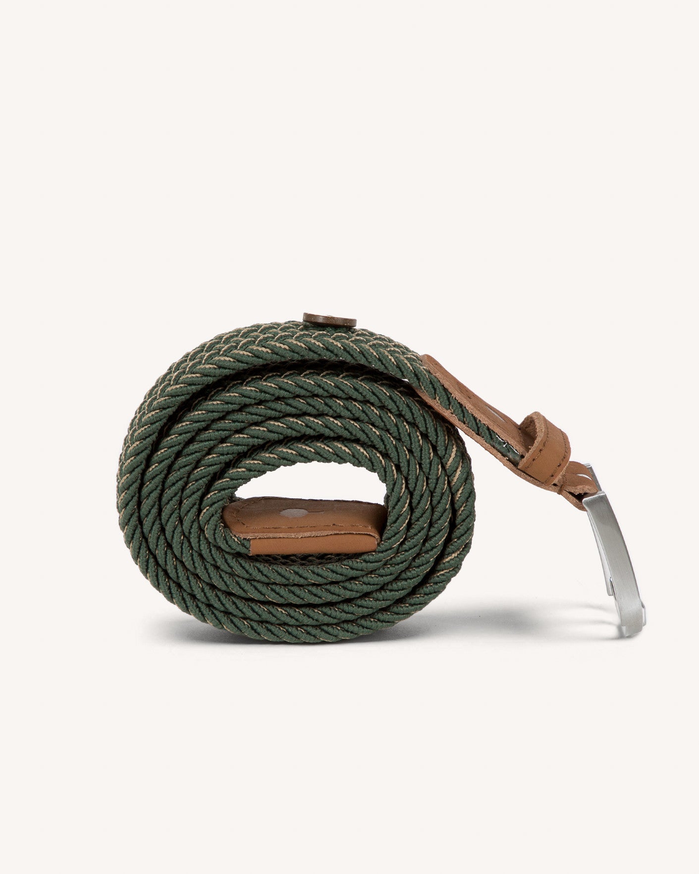 Ceinture kaki & beige