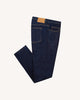 Raw denim jeans, straight cut