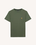 T-shirt kaki coton & coton recycle - modele ARCY