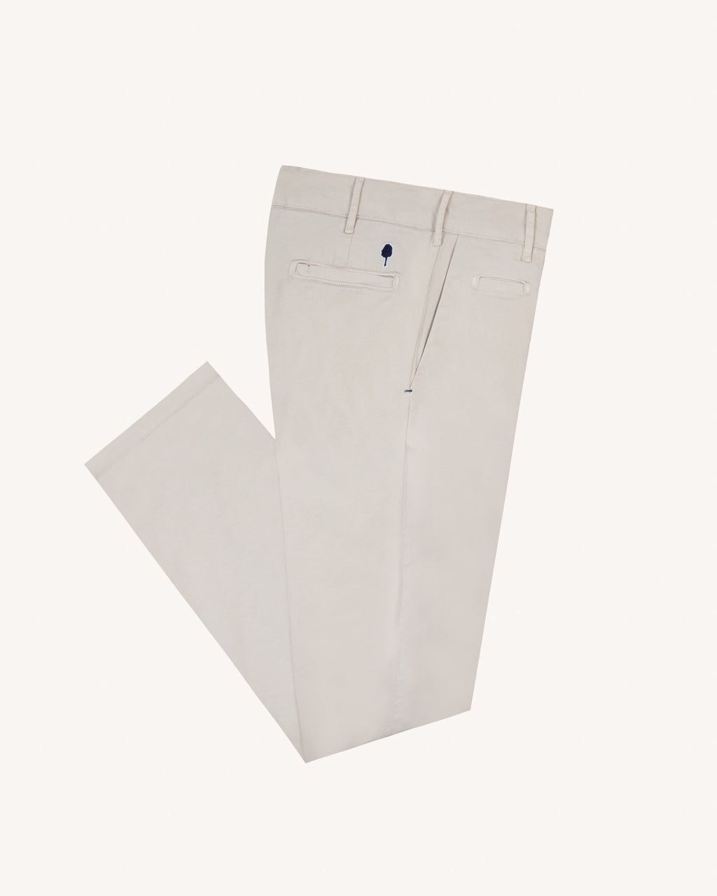 Ecru tapered chino