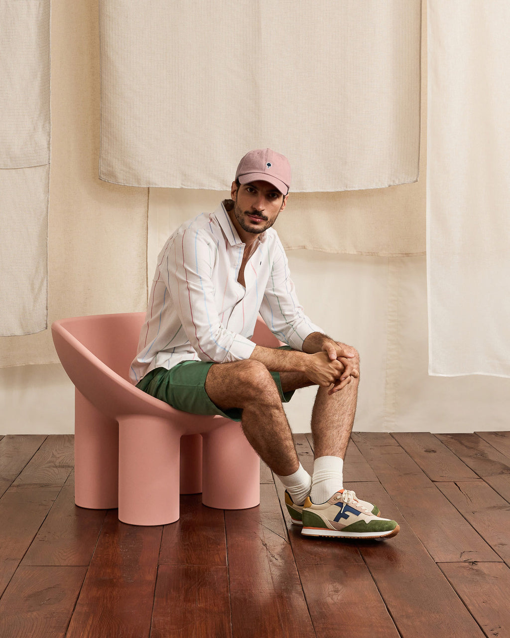 Casquette rose