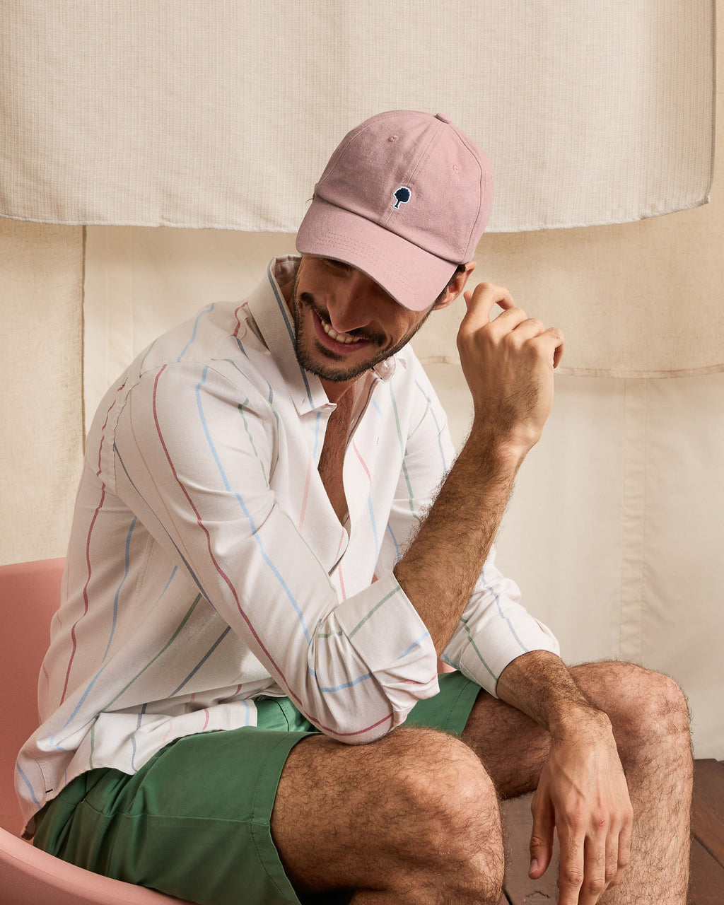 Casquette rose