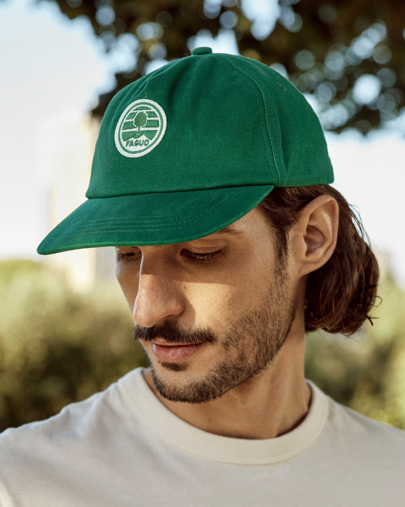Green cap