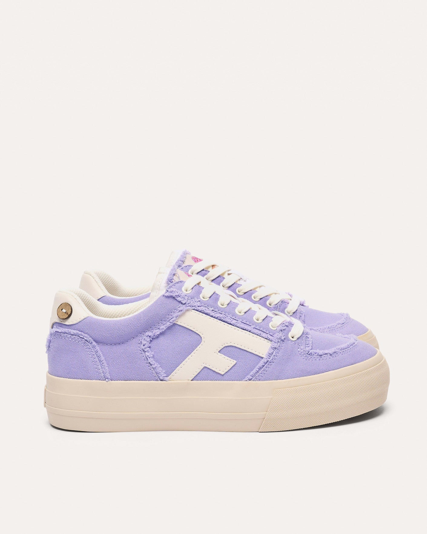 Tennis basses violet clair vegan
