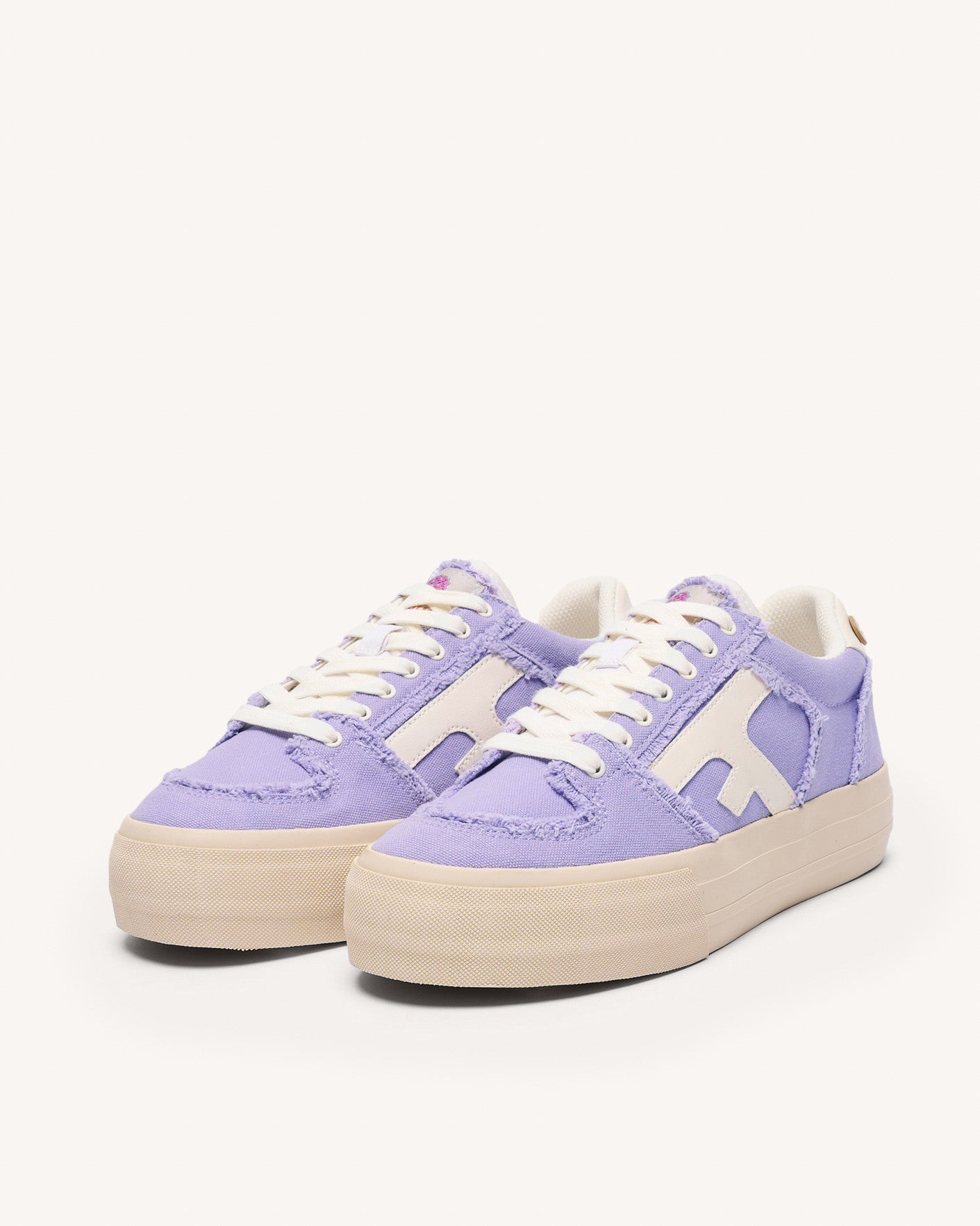Tennis basses violet clair vegan