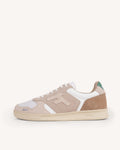 Lage witte en beige sneakers lab sensas