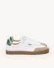 Baskets basses blanches & vertes_variant