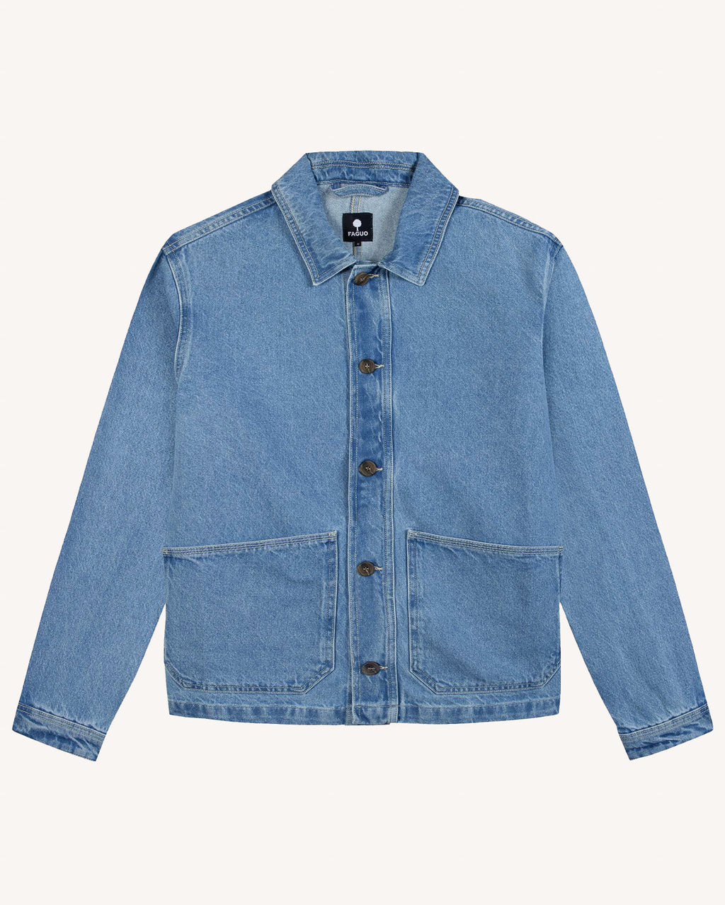 Veste denim clair