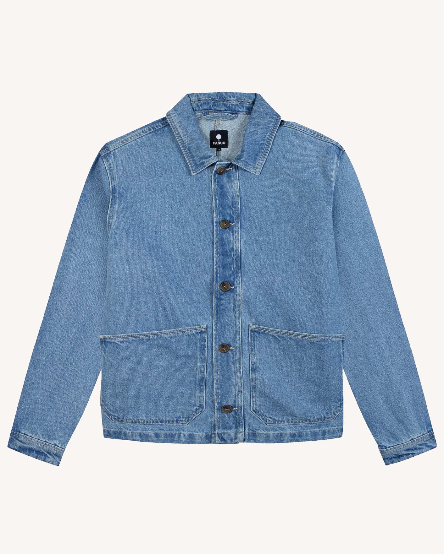 Veste denim clair