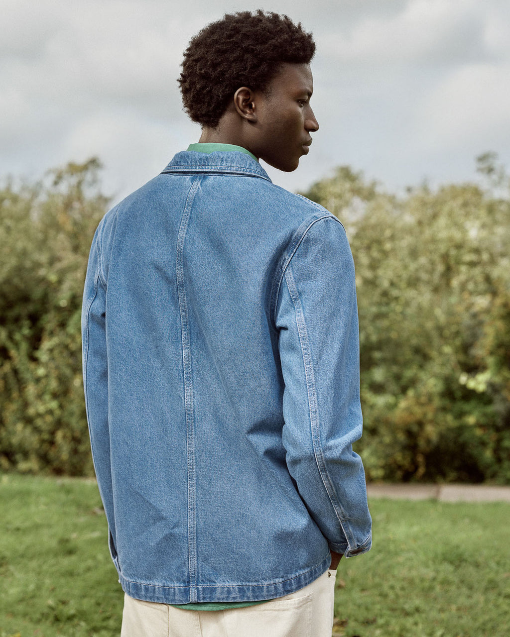 Veste denim clair