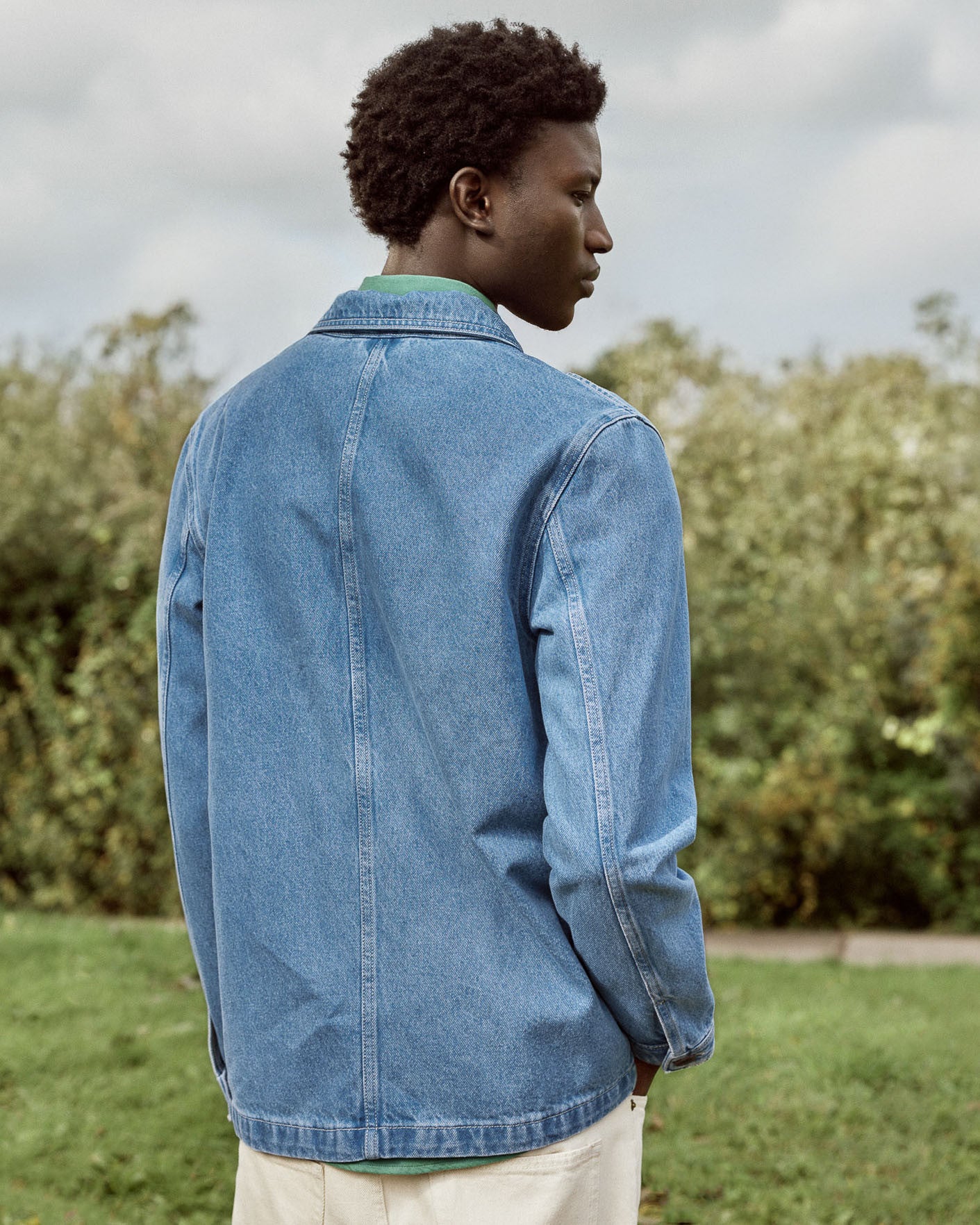 Veste denim clair