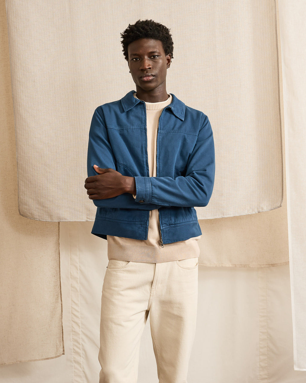 Navy blue jacket