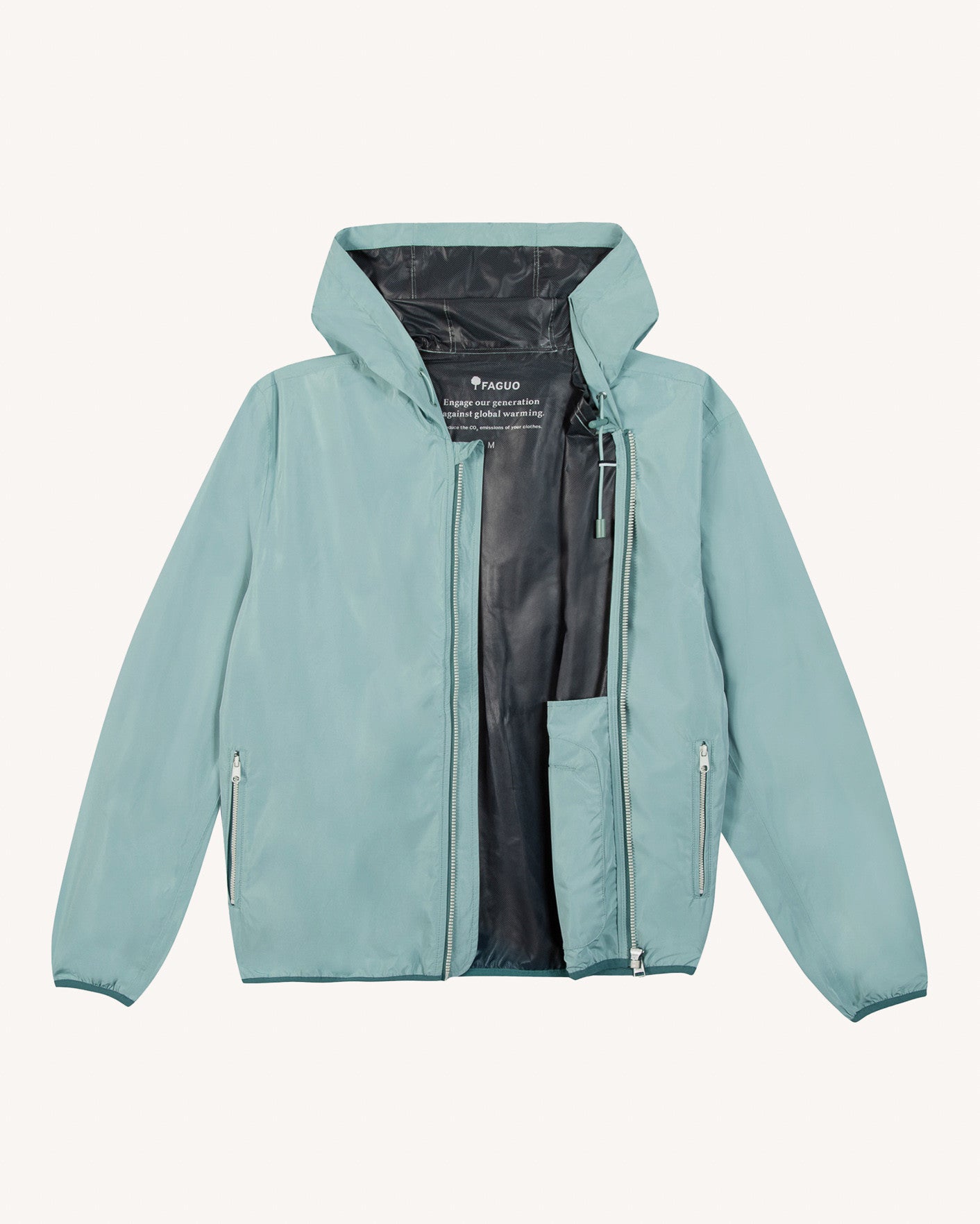 Blue-green jacket