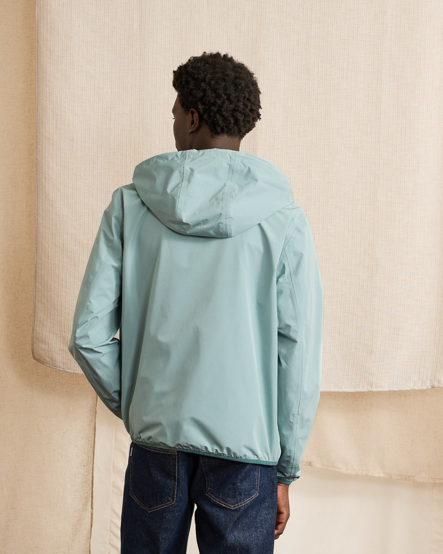 Blue-green jacket