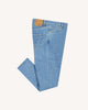 Pantalon denim clair coton recycle & elasthanne - modele DENIM SLIM