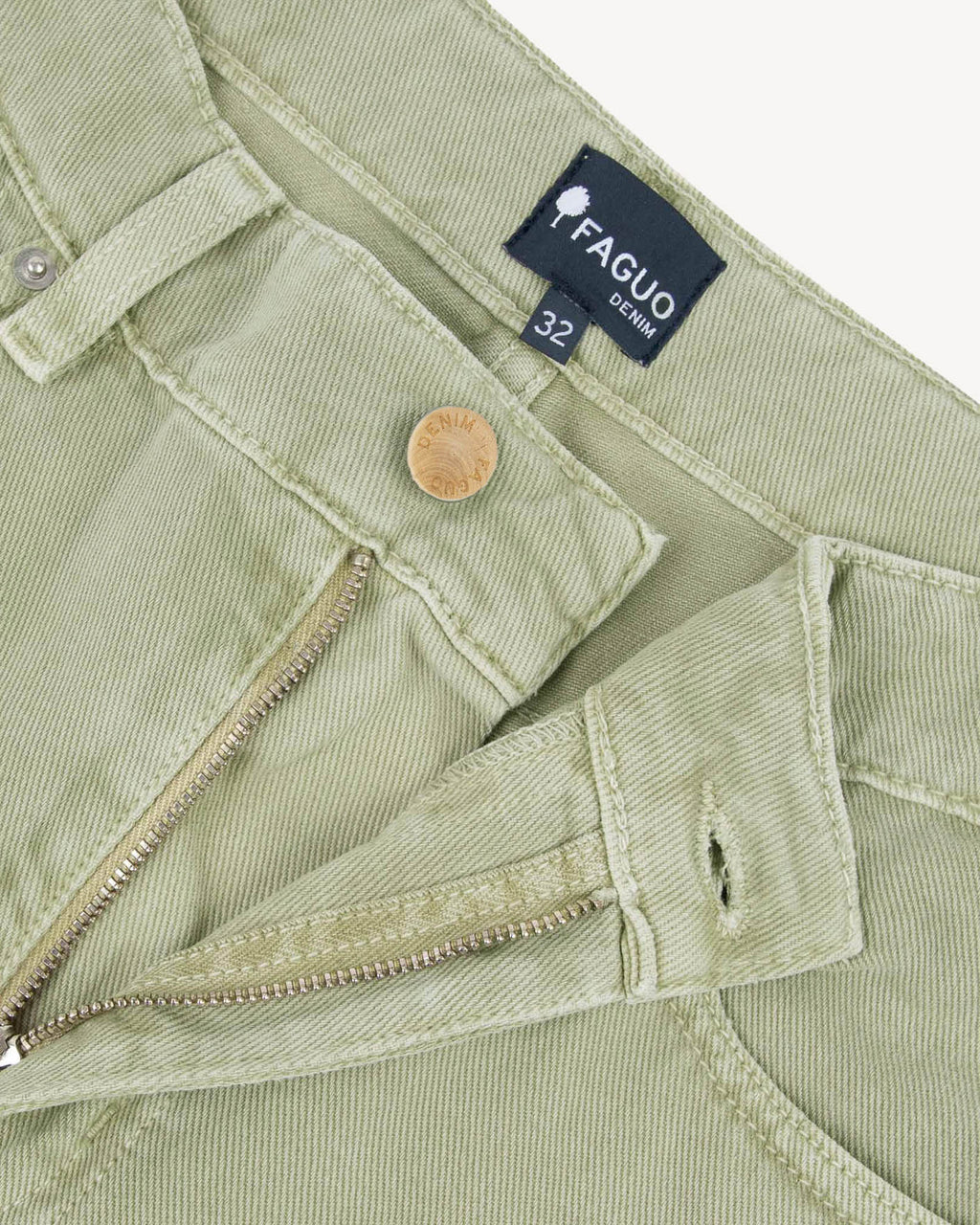 Jean tapered kaki clair