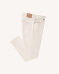 Pantalon ecru coton & coton recycle - modele TAPERED