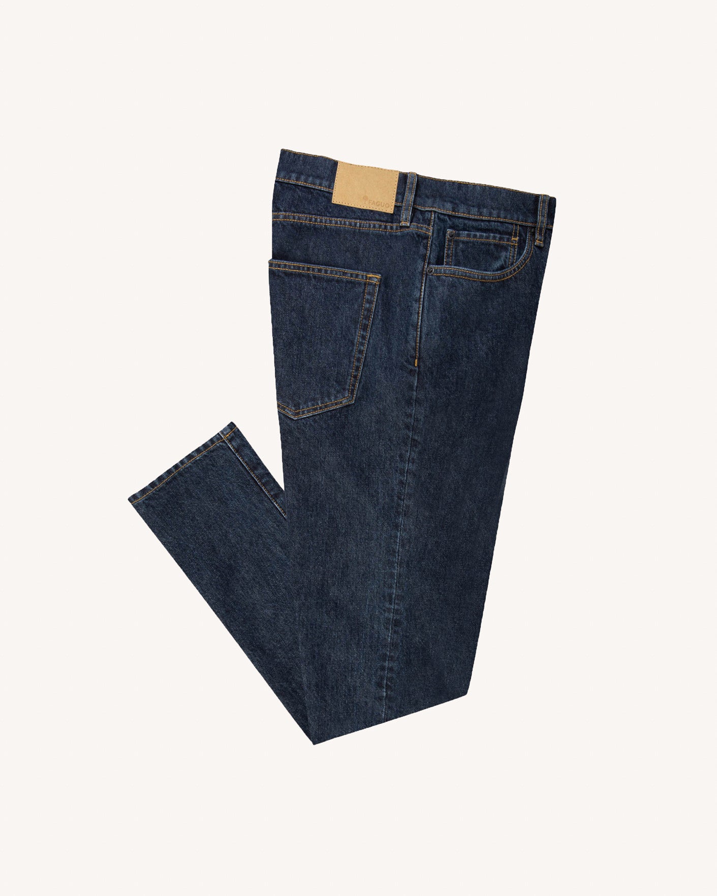 Pantalon denim brut coton regenere - modele DENIM TAPERED