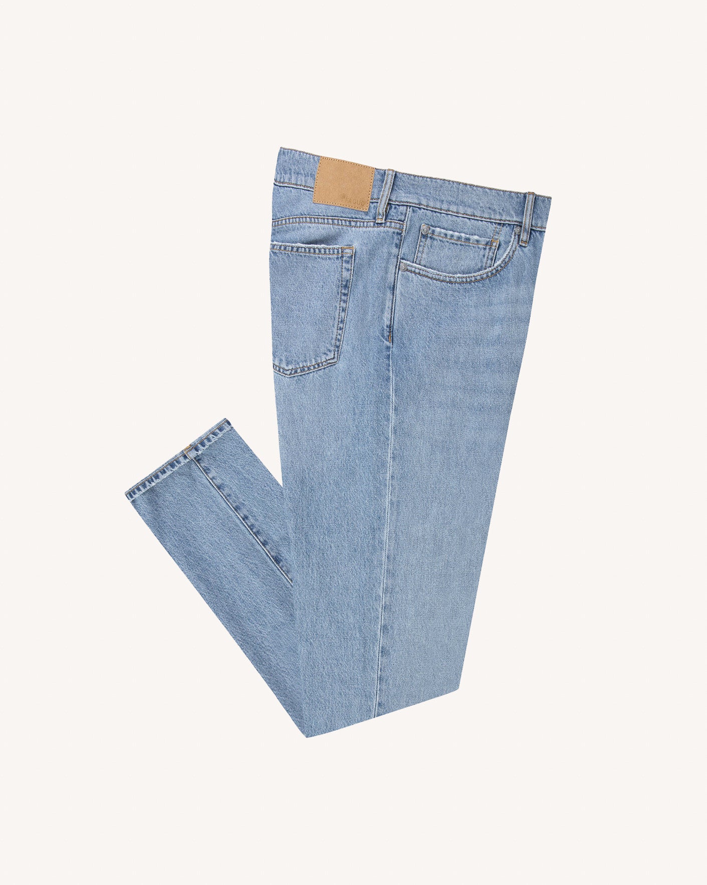 Pantalon denim clair coton recycle - modele DENIM STRAIGHT