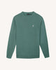 Water green jumper tree embroidery