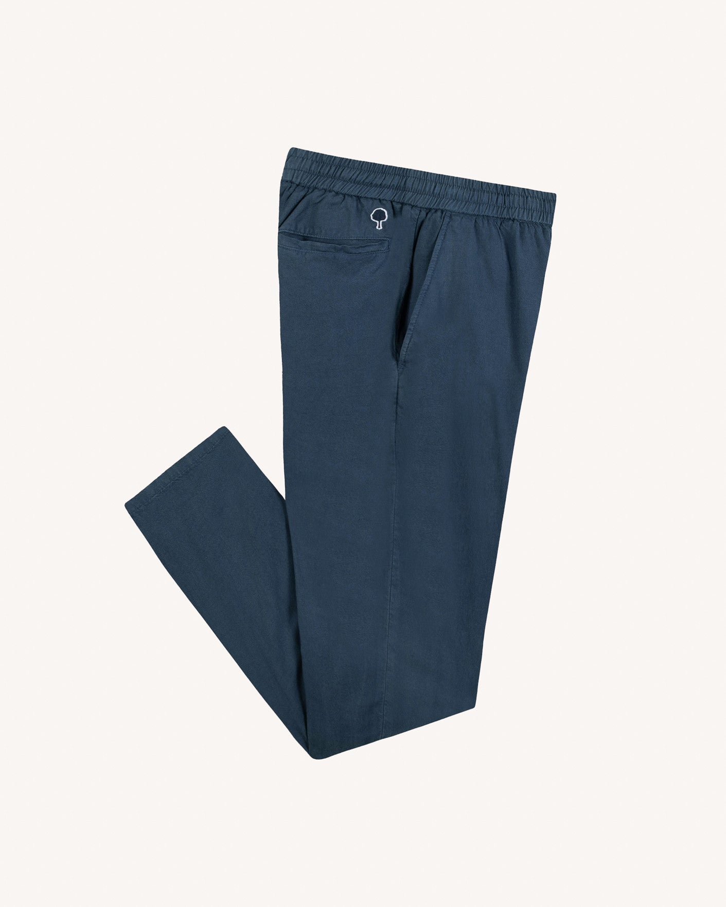 Navy blue trousers