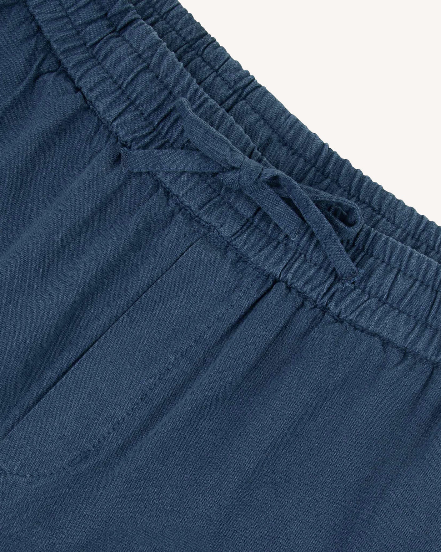 Navy blue trousers