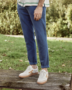 Marineblauwe broek