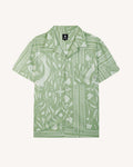 Chemise kaki & écrue