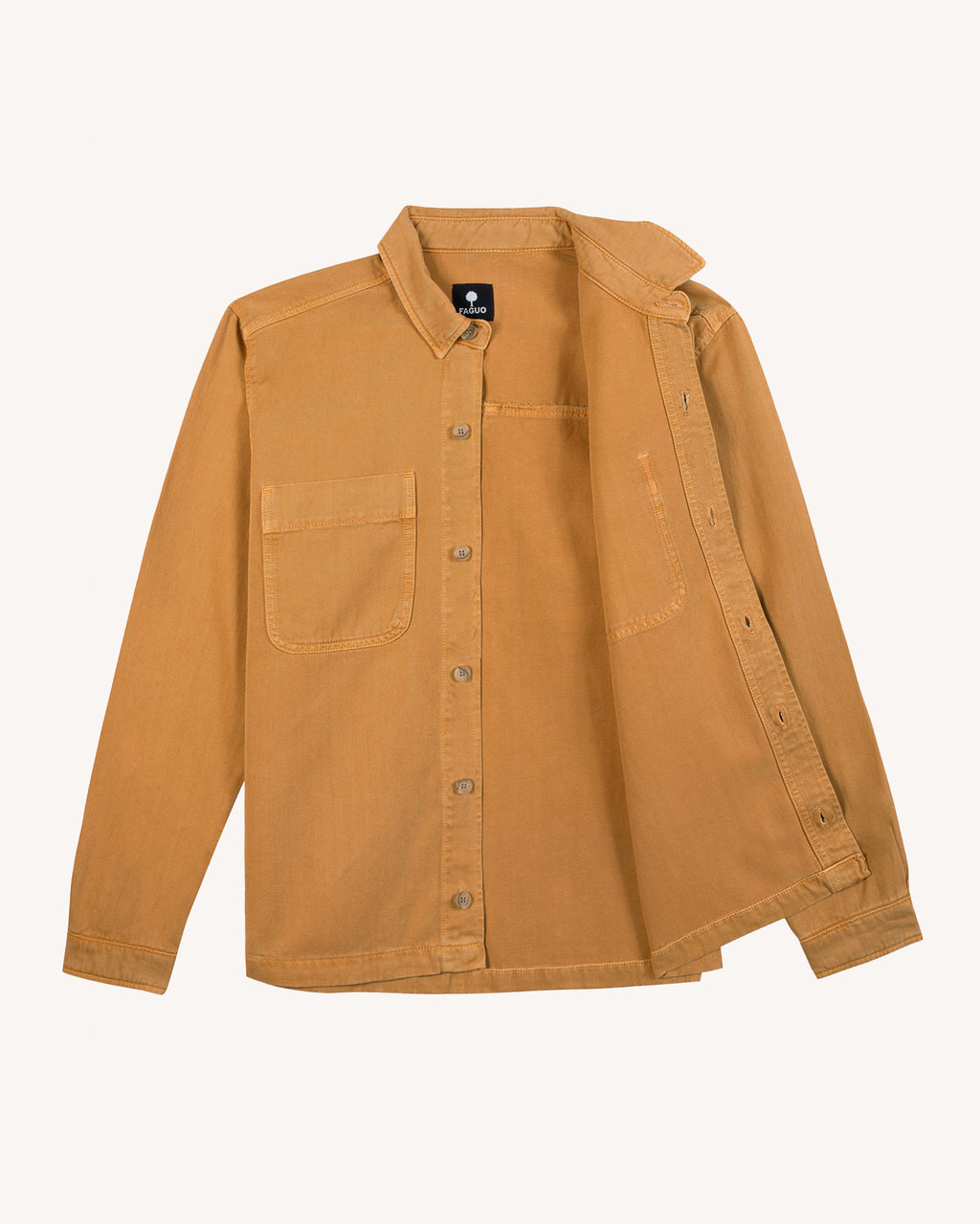 Light orange overshirt