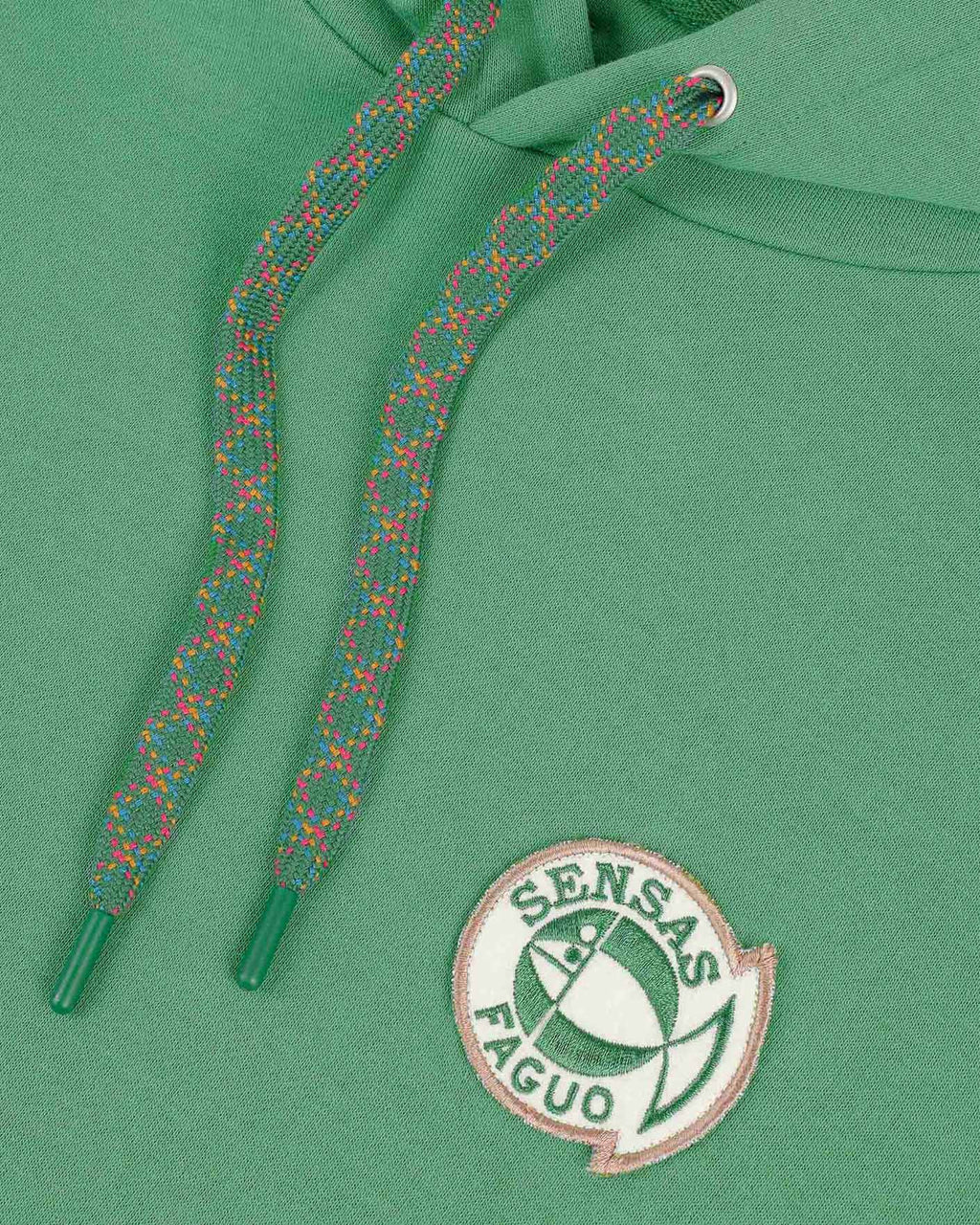 Green hooded sweatshirt Sensas