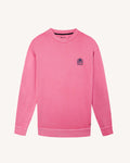 Pink sweatshirt in pigment dye