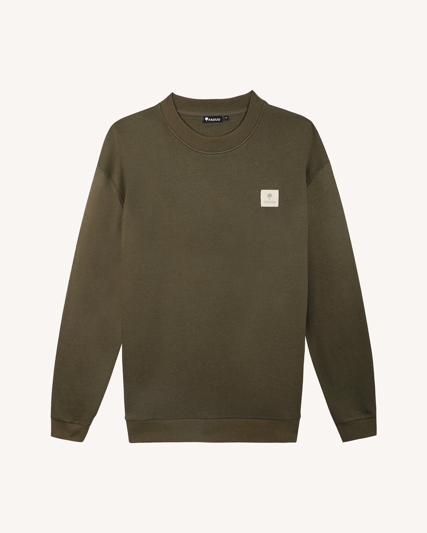 Dark brown sweatshirt lab city forest