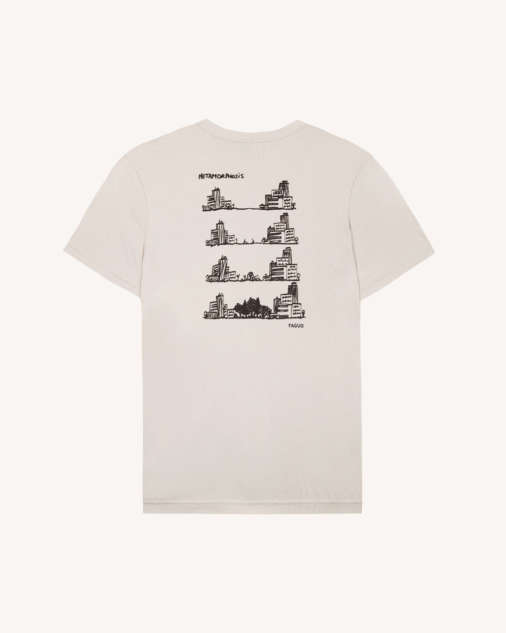 T-shirt écru City Forest