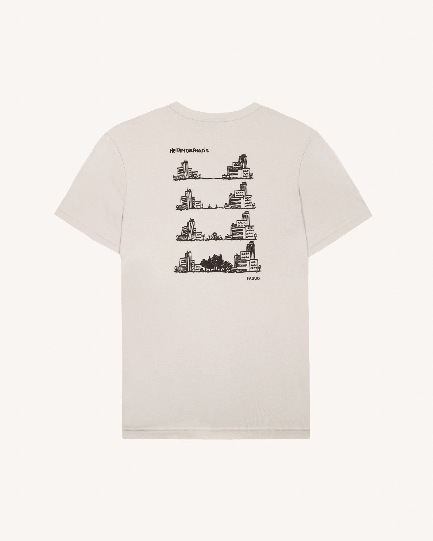 T-shirt écru City Forest