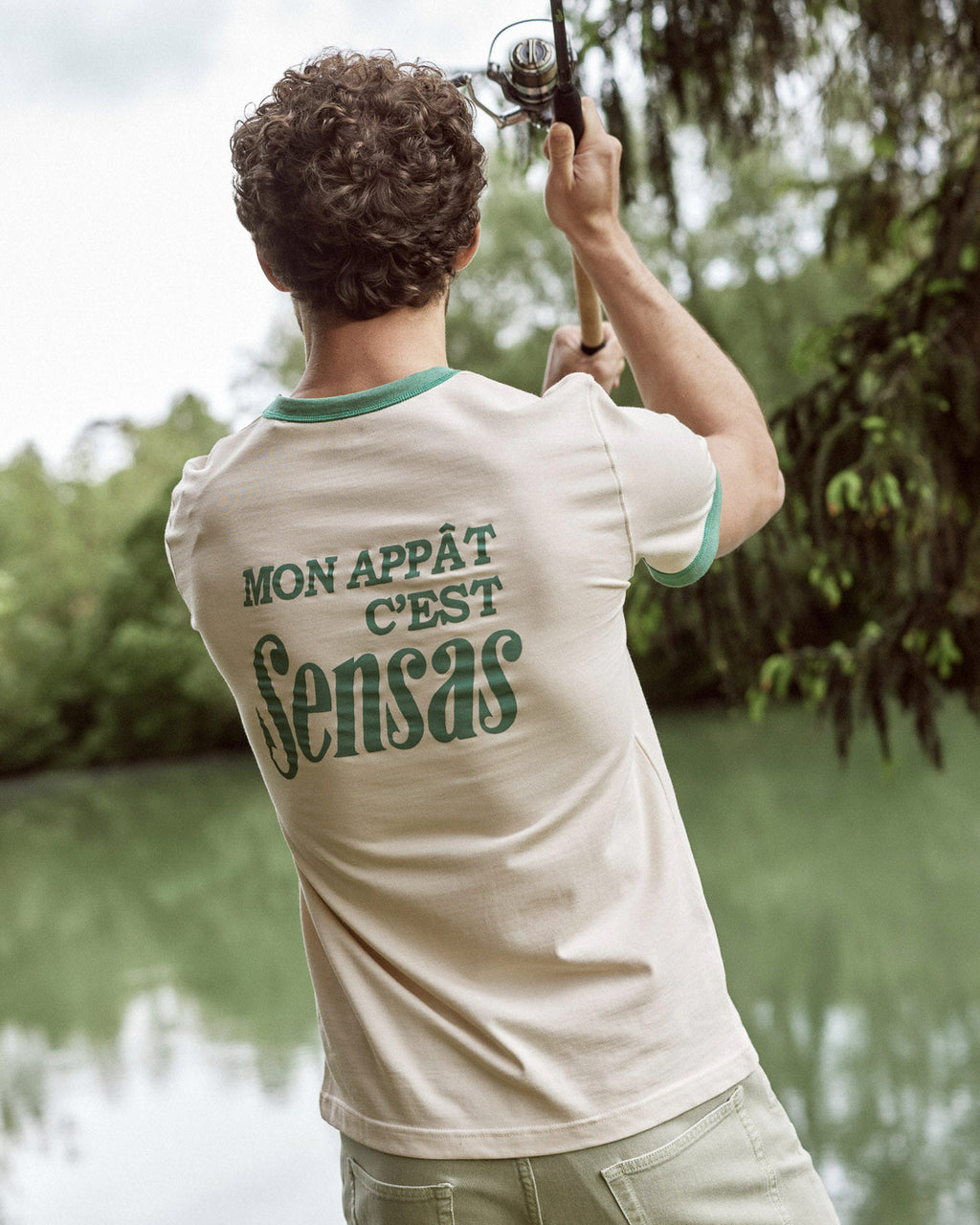 T-shirt écru Sensas