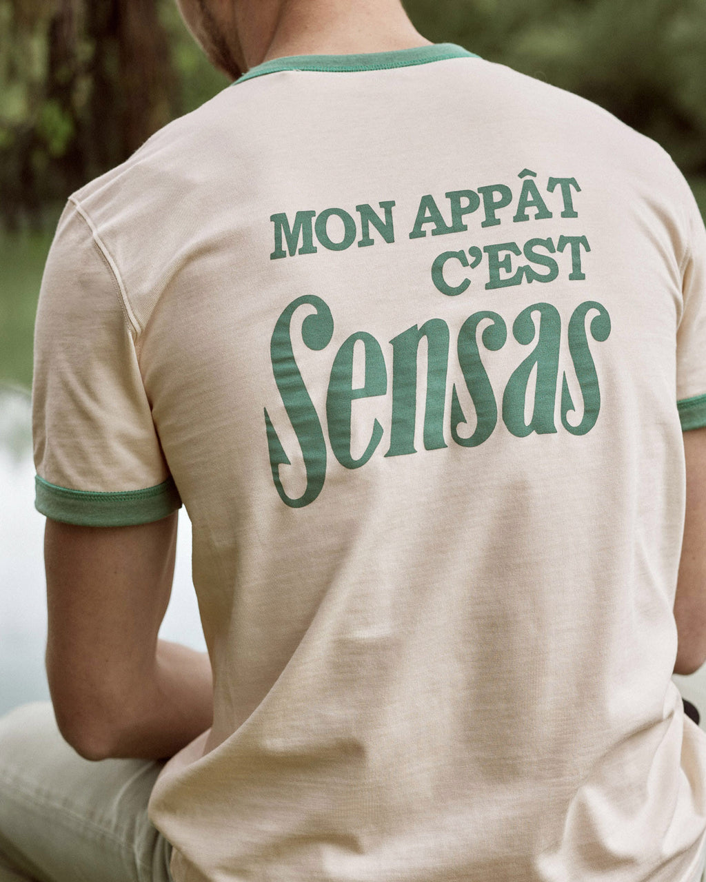 T-shirt écru Sensas