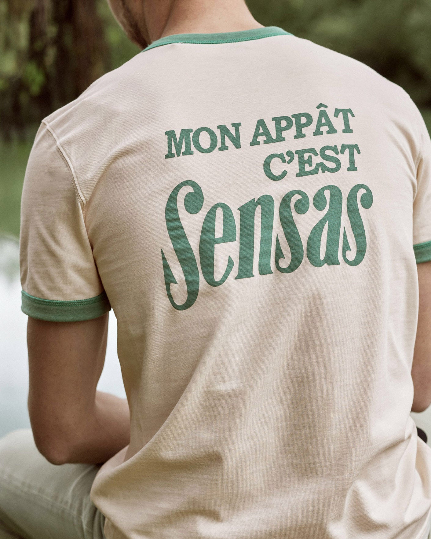 T-shirt écru Sensas